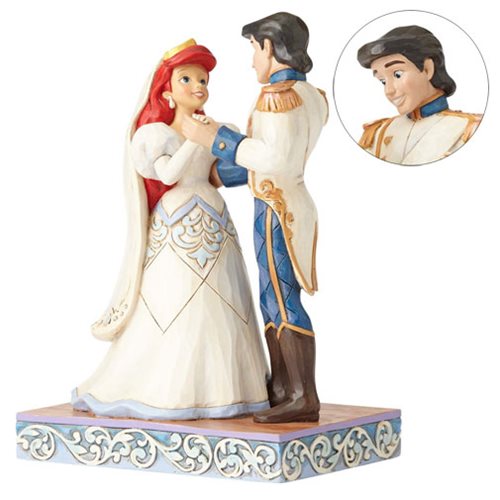 Disney Traditions The Little Mermaid Ariel and Eric Wedding Statue